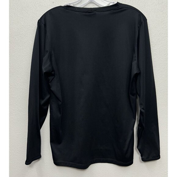 Patagonia Capilene Shirt Womens Medium Black Lightweight Base Layer Long Sleeve - Picture 2 of 6
